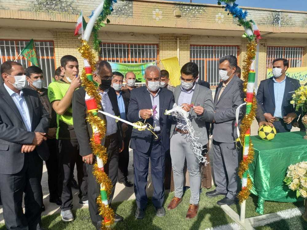 افتتاح و بهره برداری از۲ پروژه ورزشی در شهرستان خرامه